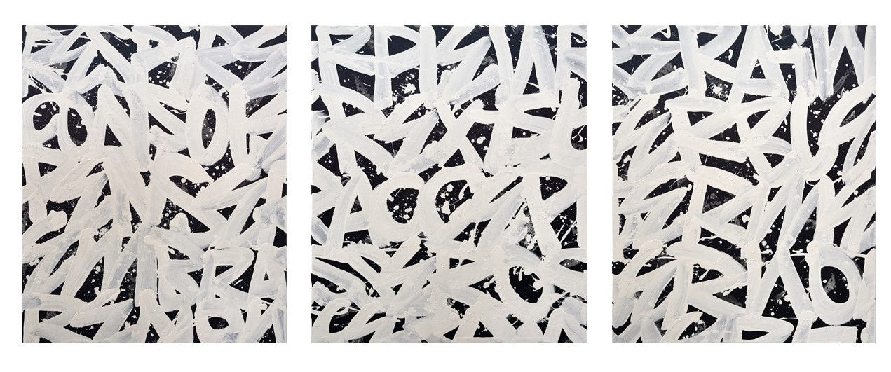 TRIPTYCH ABSTRACT 4A 4B 4C