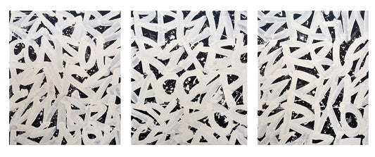 TRIPTYCH ABSTRACT 4A 4B 4C
